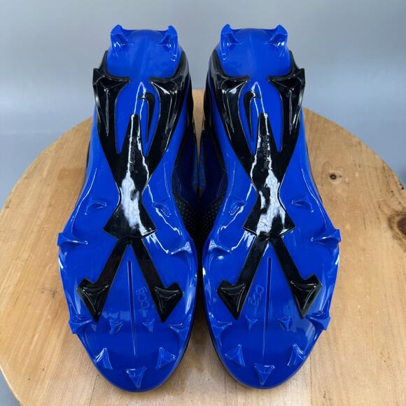 Nike Alpha Menace 4 Pro Mens Size 14 Football Cleats Blue Black FZ7702-001 NEW - Picture 7 of 9